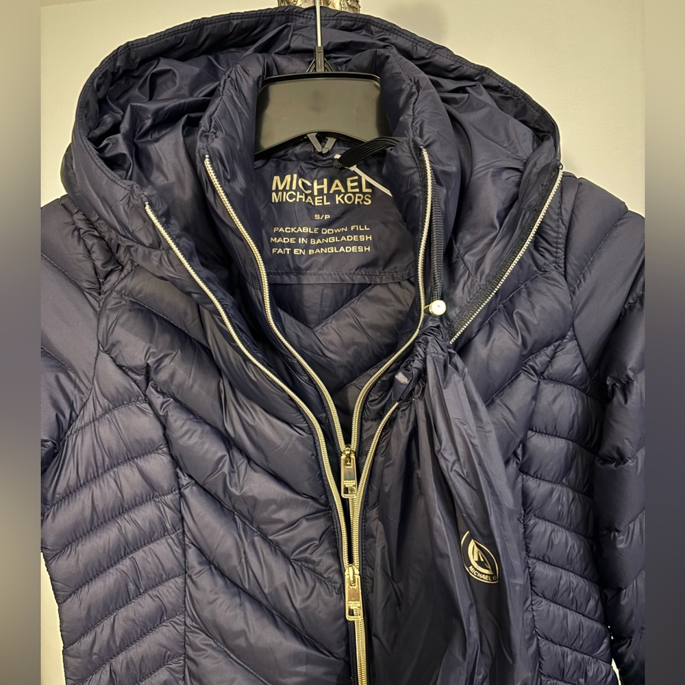NWT💥Michael Kors puffer jacket blue small